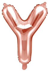 Globo de foil letra Y Oro Rosa